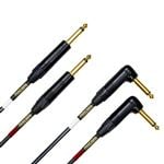 Mogami Gold Stereo Keyboard Cable with Right Angles Front View